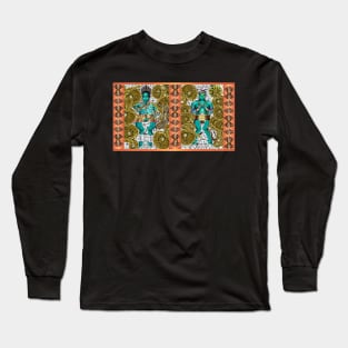 9th Century Igbo-Ukwu Bronze Art of Igbo Ancestors by Sirius Ugo Art Long Sleeve T-Shirt